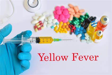 Yellow fever treatment stock photo. Image of scientific - 86429522