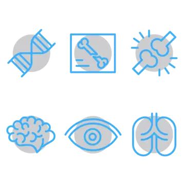 Medical Icon Set Awesome Color Blue Vector, Medical Icons, Medical, Hospital PNG and Vector with ...