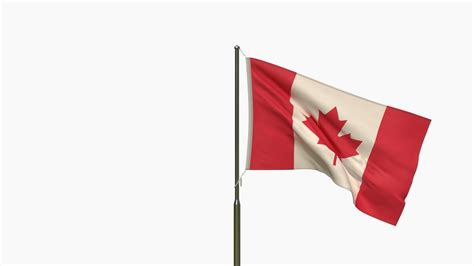 Animated Canada Flag 3D Model - TurboSquid 1794249