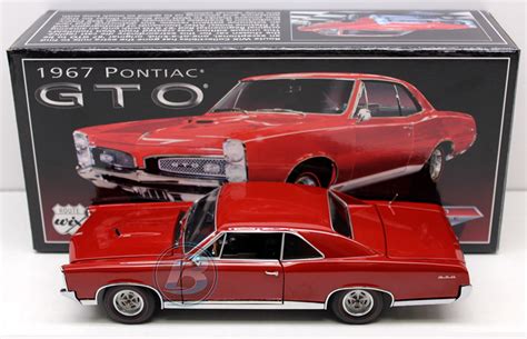 1967 Regimental Red Pontiac GTO 1/24 Diecast