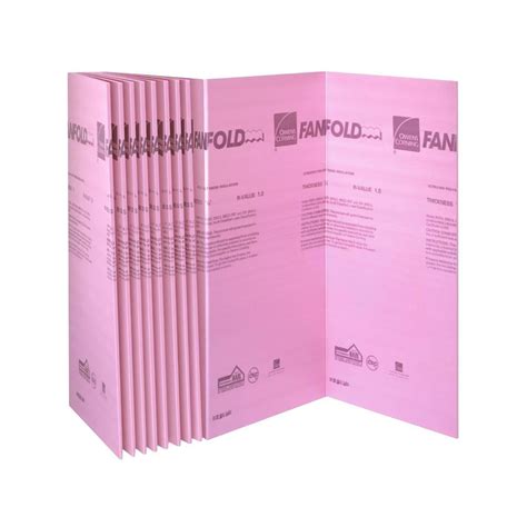 Owens Corning FOAMULAR 1/4 in. x 4 ft. x 50 ft. R-1 Fanfold Insulation Sheathing-21UM - The Home ...