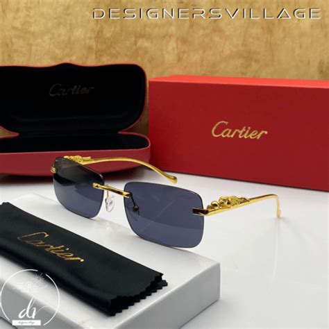 Cartier First Copy Sunglasses - Black WP003-4 - Designers Village