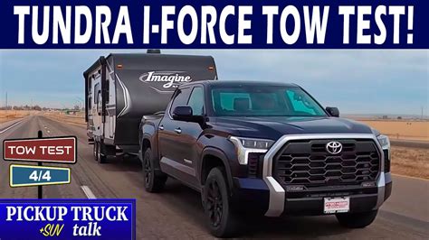 Towing with 2022 Toyota Tundra Limited i-Force Twin-Turbo V6 (Tow Test ...