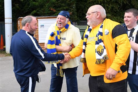 Torquay United fans at Hungerford - Devon Live