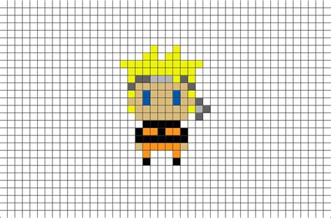 Naruto Uzumaki Pixel Art | Pixel art, Pixel art grid, Pixel art templates