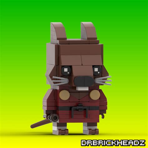 LEGO MOC Splinter (Teenage Mutant Ninja Turtles, 1987) Brickheadz by ...