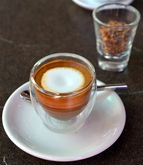 Cafe Noisette (espresso macchiato, literally means "marked or stained ...