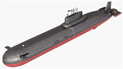 Typhoon class submarine model - TurboSquid 1662465