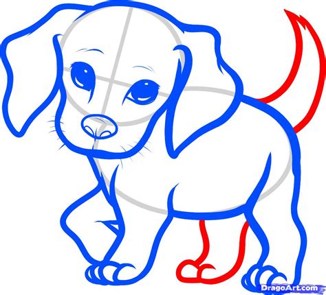 Easy Drawing Of Dogs at GetDrawings | Free download