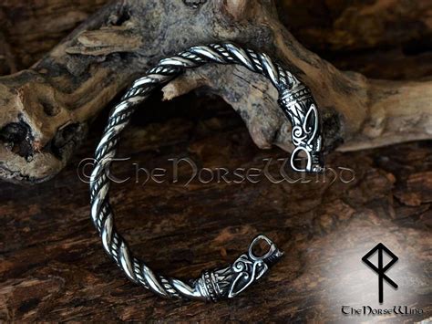 Viking Wolf Bracelet | Fenrir Arm Ring | Viking Jewelry - TheNorseWind