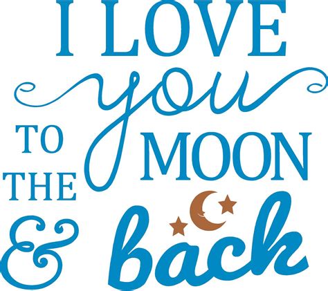 I Love You To The Moon & Back - Quote the Walls