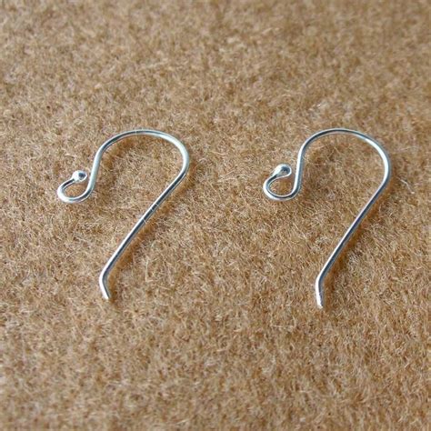 925 Sterling Silver Earring Hooks EARWIRES WITH BALLS 21 | Etsy