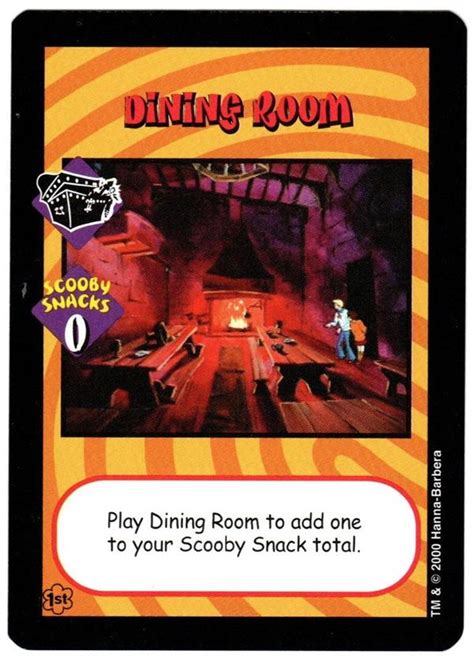 Scooby-Doo! Expandable Card Game - Dining Room-Art & Collectibles ...