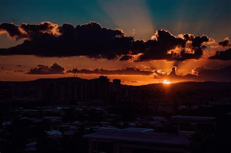 Sunset over Brisbane : r/brisbane