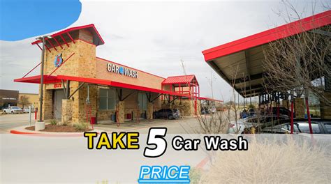 Take 5 Car Wash Prices List 2024: Cost & Reviews