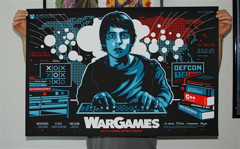 INSIDE THE ROCK POSTER FRAME BLOG: War Games Movie Poster By James White Release Details