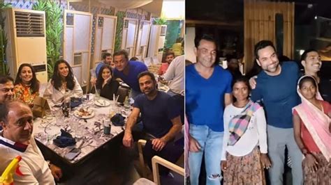 Cousins Bobby Deol, Abhay Deol meet fans post dinner together | Bollywood - Hindustan Times