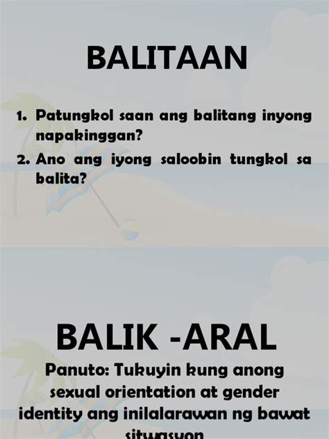 Gender Roles Sa Pilipinas 1 | PDF