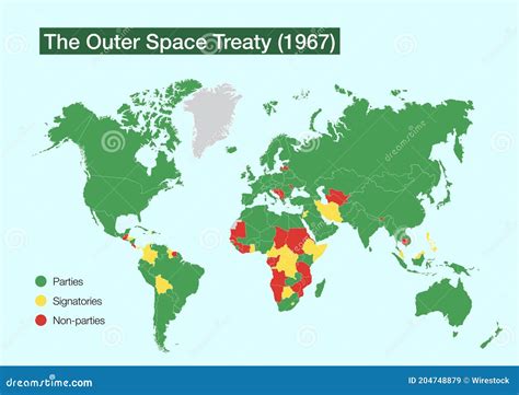 The Outer Space Treaty of 1967 Stock Image - Image of nuclear, treaty ...