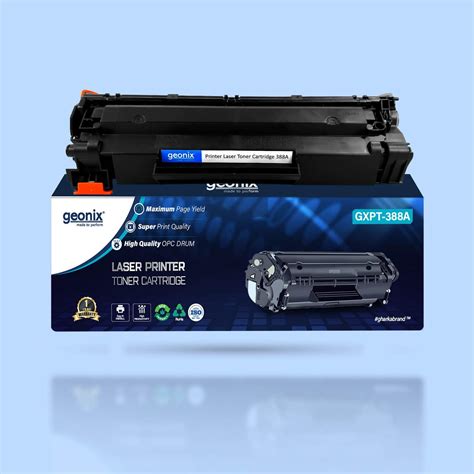 GEONIX Printer Toner Cartridge 388A Compatible with HP Laserjet P1007/P1008/P1106/P1108 Laserjet ...