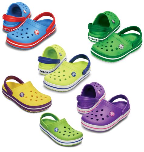 New Genuine Crocs Crocband Kids Childrens Comfort Sandals Shoes Clogs ...