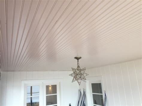 Beadboard Ceiling Installation - BlueHost.com | Beadboard ceiling ...