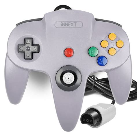 N64 Controller, iNNEXT Classic Retro Wired Controllers Gamepad Controller Joystick for N64 ...