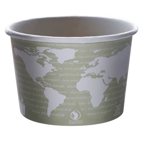 Eco-Products World Art Renewable & Compostable Food Container - 16oz ...