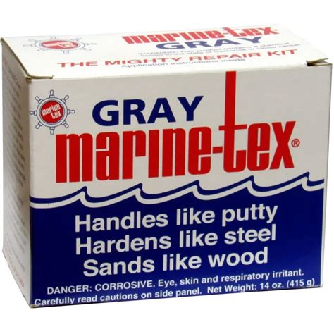 Marine-TEX 14 OZ KIT Gray, MARINE LIFE By TRAVACO PRODUCTS MARINE TEX - Walmart.com - Walmart.com