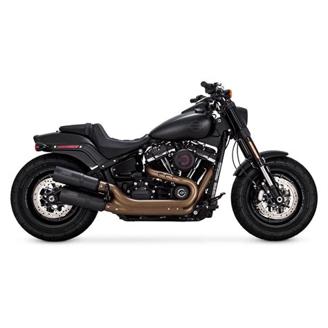 Vance & Hines Softail 2018 up mufflers M8 Vance Hines exhaust black ...