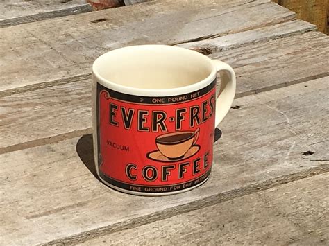 Vintage Coffee Mug, Yesteryear Westwod Red Cup, Advertising Collectible, Decorative Ceramic Mug ...