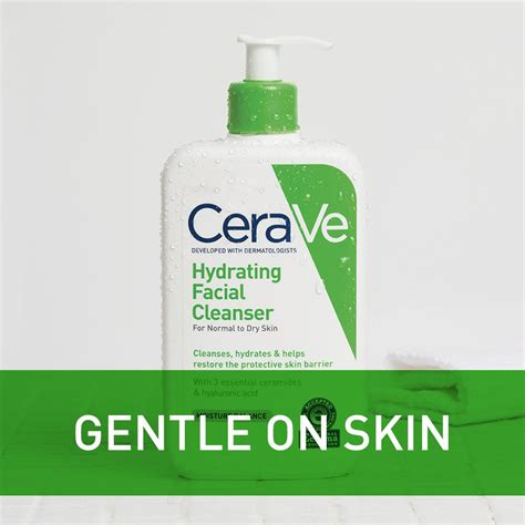 CeraVe Hydrating Facial Cleanser | Moisturizing Non-Foaming Face Wash with Hyaluronic Acid ...