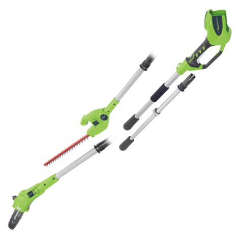 Greenworks 40V 4.0Ah Cordless Li-Ion 2-in-1 Pole Saw / Hedge Trimmer (Skin Only) | The Grit