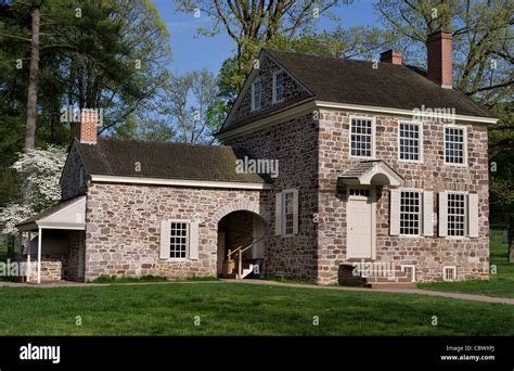 GEORGE WASHINGTON HEADQUARTERS & HOME VALLEY FORGE PENNSYLVANIA Stock Photo - Alamy