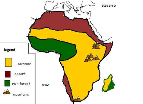 map of african savannah - Buscar con Google | Animal habitats, Savannah chat, Homeschool social ...