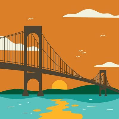 Bridge Vector Art, Icons, and Graphics for Free Download