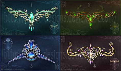 Magic diadems (set 1) - Sale!!! by Rittik-Designs on deviantART | Anime jewelry, Anime ...