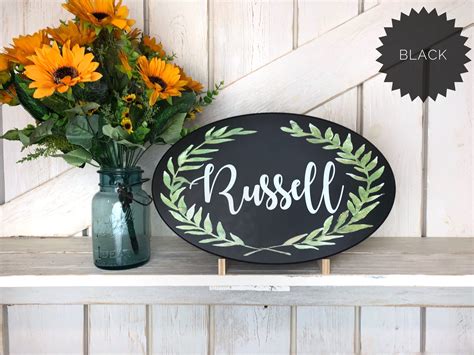 PERSONALIZED family name sign | Etsy