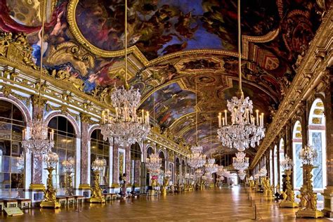 Castle of Versailles, Gallery of Mirrors. Galerie des Glaces du Château ...