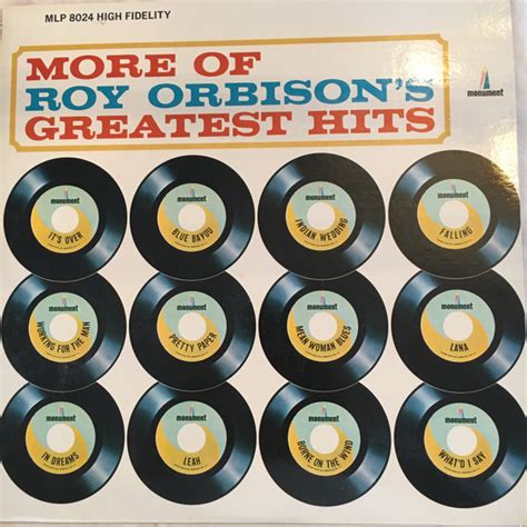 Roy Orbison - More Of Roy Orbison's Greatest Hits - Reviews - Album of The Year