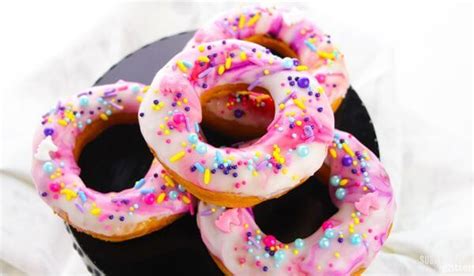 Unicorn Frosted Donuts (Made with Biscuit Dough) - In the Kids' Kitchen