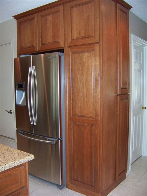 Built in Refrigerator cabinet surround | Traditional Kitchens | Pinterest | Refrigerator ...