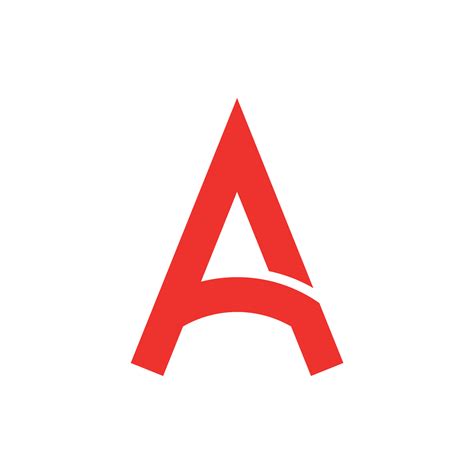 Letter A Red Logo 6109806 Vector Art at Vecteezy