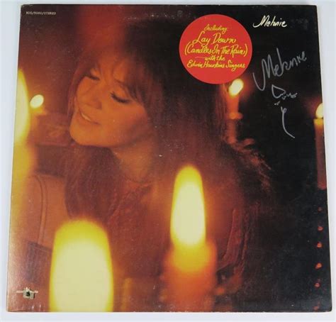 Melanie Safka MELANIE Signed Autograph "Candles In The Rain" Album LP Woodstock | Melanie safka ...