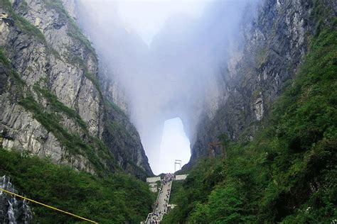 There is a good reason to call China "Celestial Empire" - the Heaven's Getaway leads from here ...