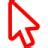 Red cursor icon - Free red cursor icons