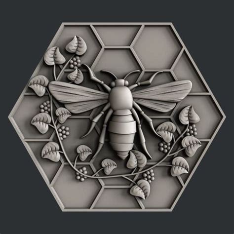 3d STL models for CNC bee 3D model | CGTrader