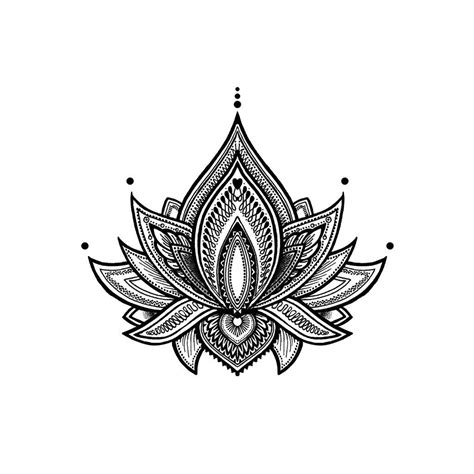 Lotus Mandala Tattoo | Lotus mandala tattoo, Mandala tattoo design, Lotus tattoo design