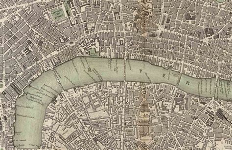 Historical Map of London 1836 – The Old London Map Company