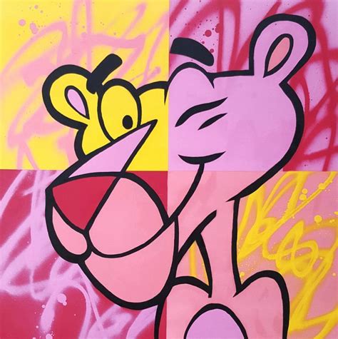 Pink Panther by Iwan Roberts - Original Painting - Spray Paint ...